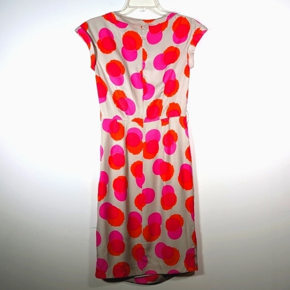 Boden Silk Print Dress Sz 2 - Picture 9 of 9